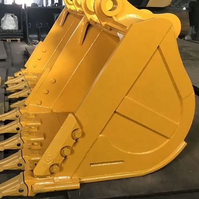 Excavadora de acero de trabajo pesado Excavación de cubo de 1 metro cúbico de capacidad Superficie recubierta de polvo