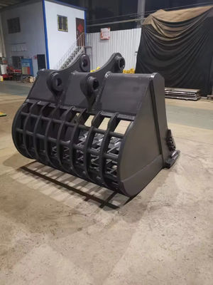 Volvo de excavación de rocas personalizado Tilt zanja de barro cubo de excavadora de limpieza de pantalla cubo esqueleto